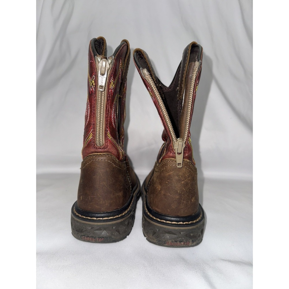 Georgia Boot Kids 13m Red Cowboy Shoes‎ - Picture 3 of 4